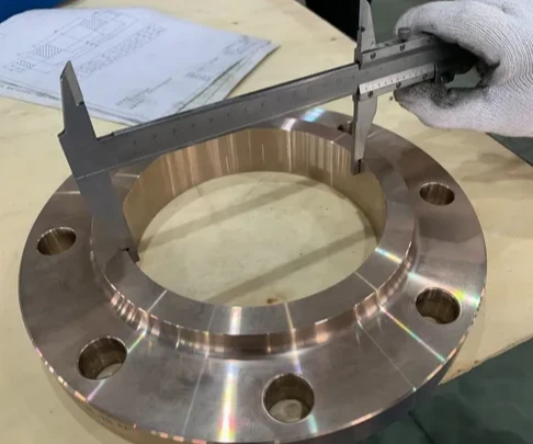 90/10 CuNi Alloy UNS C7060X Flanges Muineál Táthú RF 150#